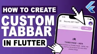 Create an Animated Custom TabBar Widget in FLUTTER (Easy & Efficient) | Flutter Tutorial