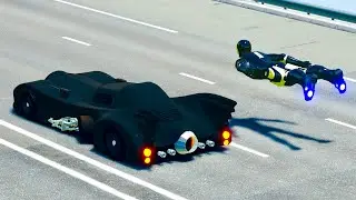 Iron Man Black Edition vs Batmobile 1989- Drag Race 20 KM