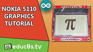 Arduino Nokia 5110 LCD display tutorial #2 - Load Graphics on the display