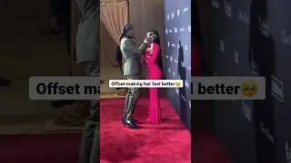 Cardi B saddest red carpet moment #cardib #offset #redcarpet #grammys #music #interview #wap