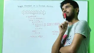 Single Element in a Sorted Array LeetCode | LeetCode 540. Single Element in a Sorted Array