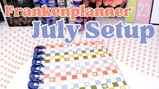 How I’ll Be Using My 2024 Lined Vertical Layout Planner + July Frankenplanner Setup