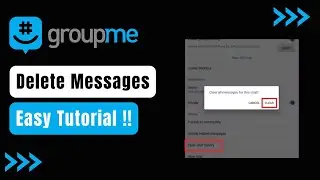 How to Delete Messages on GroupMe App !