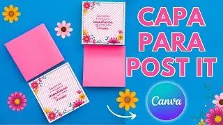 Capa Para Bloquinho Post It no CANVA | DIA DAS MÃES