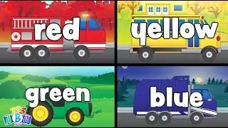 Colors with Trucks for Kids - Educational Color Videos for Toddlers