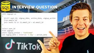 Solving REAL TikTok SQL Interview Questions