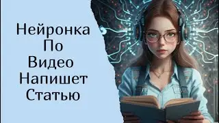 Нейросеть для написания статьи из видео с Ютуба