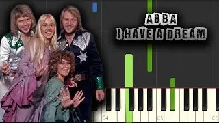 Abba - I Have a Dream - [Piano Tutorial] (Synthesia) (Download MIDI + PDF Scores)