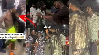 Portable and Shallipopi Fight as Portable Fight Kesari and Shallipopi Fight Police