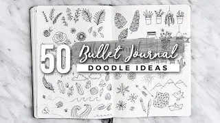 50 Bullet Journal Doodle Ideas! | The ULTIMATE Guide