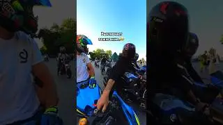 Шутка удалась..😅 Когда мотоциклистам совсем СКУЧНО она делают так😂 #bikelover #reaction #bikelife