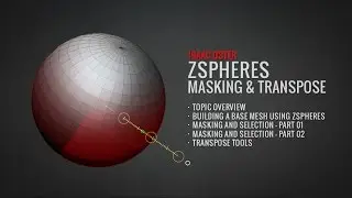 Zspheres, Masking and Transpose in ZBrush (Full Tutorial at BadKing.com.au)