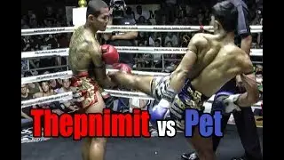 Muay Thai - Thepnimit vs Pet (เทพนิมิตร vs เพชร ), Phetchbuncha Samui Stadium, 30.12.12