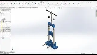 SolidWorks Training _ Vertical Fixture design project _ Assembly✔️