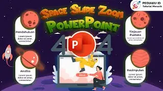 TUTORIAL SPACE SLIDE ZOOM POWERPOINT KEREN | ANIMASI POWERPOINT