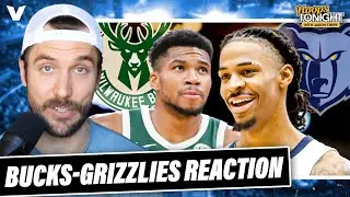 Bucks-Grizzlies Reaction: Giannis & Milwaukee MAJOR ISSUES, Ja Morant GOES OFF | Hoops Tonight