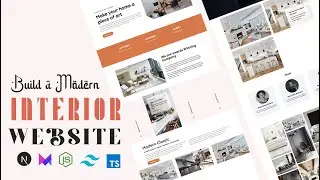 Next.js 14 Interior Website Using Framer Motion, Shadcn UI & Tailwind CSS | Next.js Beginner Project