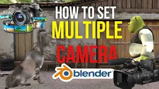 How to Switch Between Cameras in Blender : Multiple Camera Settings | Set Multi-Camera in Blender