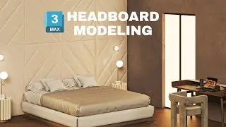 3D's Max Tutorial | Headboard Modeling In Autodesk 3ds Max