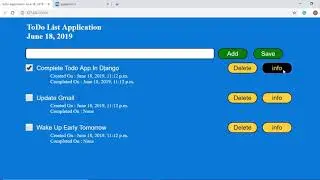 Todo List App Development in Django for Beginners | Web Development using Django | With Source Code