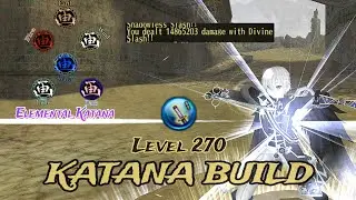 Toram Online - Build Katana Level Cap 270 | Elemental Katana Build