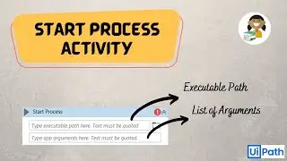 Start Process Activity w±o arguments | Run Window with Start Process Activity | UiPath