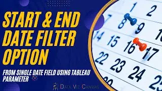 Start date and end date filter option using parameter in tableau