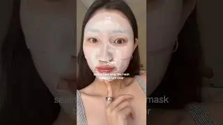 THIS MASK CHANGES COLOR? 🤯 #koreanskincare #kbeauty