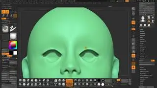 Face Topology with Zbrush Zremesh & Maya Mesh Editing