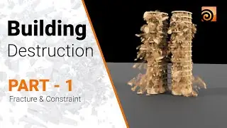 Building Destruction and Dust Tutorial - Part 1 | Houdini Tutorial