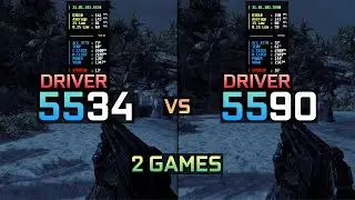 Intel Arc Driver 5534 vs 5590 - Arc A770 | Test in 2 games - 1080P