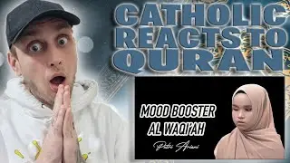 CATHOLIC REACTS TO QURAN!!! First Time Hearing - Putri Ariani - AL WAQI'AH (HARI KIAMAT) Uk Reaction