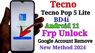 Tecno Pop 5 Lite Frp Bypass Android 11 | Tecno BD4i Google Lock Remove | Without Pc