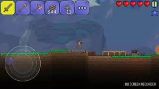 #2 прохождение Terraria; кристаллы жизни.
