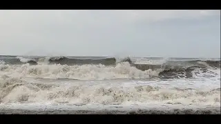 ШТОРМ на Чёрном море! ТАКИХ ВОЛН ВЫ ТОЧНО НЕ ВИДЕЛИ! 4К Видео