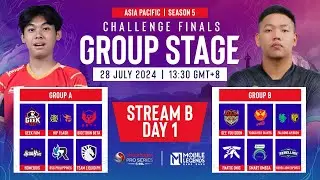 🔴 [EN] Stream B | AP Mobile Legends: Bang Bang | SPS Mobile Challenge Finals Group Stage | S5 Day 1