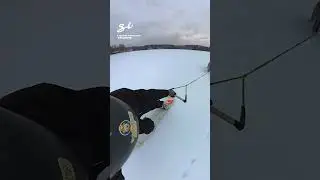 It's like wakeboarding, but in the snow! 😂🌨️ I 🎥: IG - @kasper_kumpulainen 