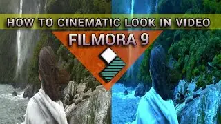 FILMORA 9 | CINEMATIC EFFECT | CINEMATIC COLOR GRADING