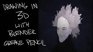 Drawing a head in 3d with Blender Grease Pencil