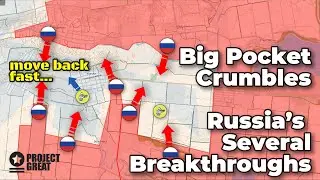 Big Pocket Crumbles. Russia’s Breakthroughs At Donetsk Front. Kursk Counterattack Begins.