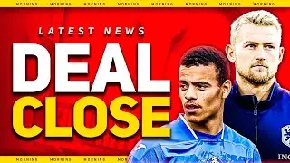 NEW Greenwood & Neves BID! De Ligt DEAL Day? Man Utd Transfer News