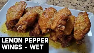 Lemon Pepper Wings Recipe | Wet Lemon Pepper Wings | How to Make Lemon Pepper Wings | #Appetizer