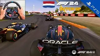 F1 24 Dutch Grand Prix | Max Verstappen  Red Bull Racing | Logitech G29 PS5  Gameplay