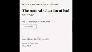 The natural selection of bad science | RTCL.TV