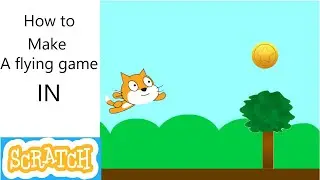 Cat flying game in Scratch