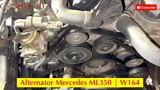 How To Change Alternator on Mercedes ML350 | How to Remove Alternator From Mercedes W164 ML-Class