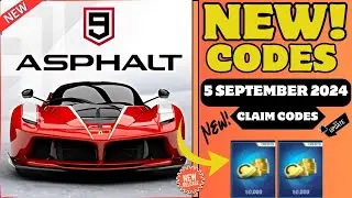 ☑️5-SEPTEMBER?☑️Codes🤩 Asphalt 9 Redeem Codes | Asphalt 9 Gift Codes 2024 | Asphalt 9 Legend Codes