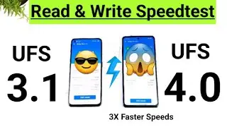 UFS 4.0 vs UFS 3.1 Read & Write Speedtest of Oneplus 11 vs 11r 🔥🔥🔥