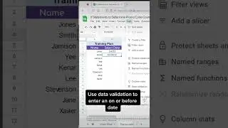 Google Sheets tip date picker calendar pop up