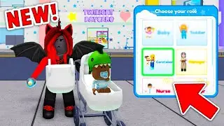 I'm The *NEW* CARETAKER 🍼 In Twilight Daycare! (Roblox)